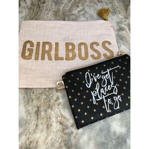 Makeup Bags Two Sizes #mud pie #dabney lee